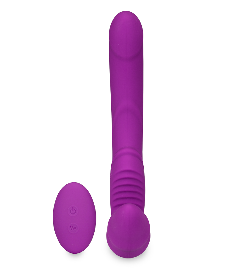 Nana harness-free remote-controlled strap-on dildo