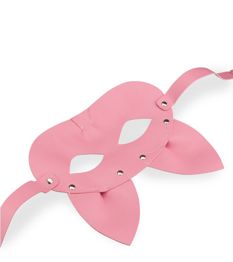 Naughty Fox faux leather BDSM mask