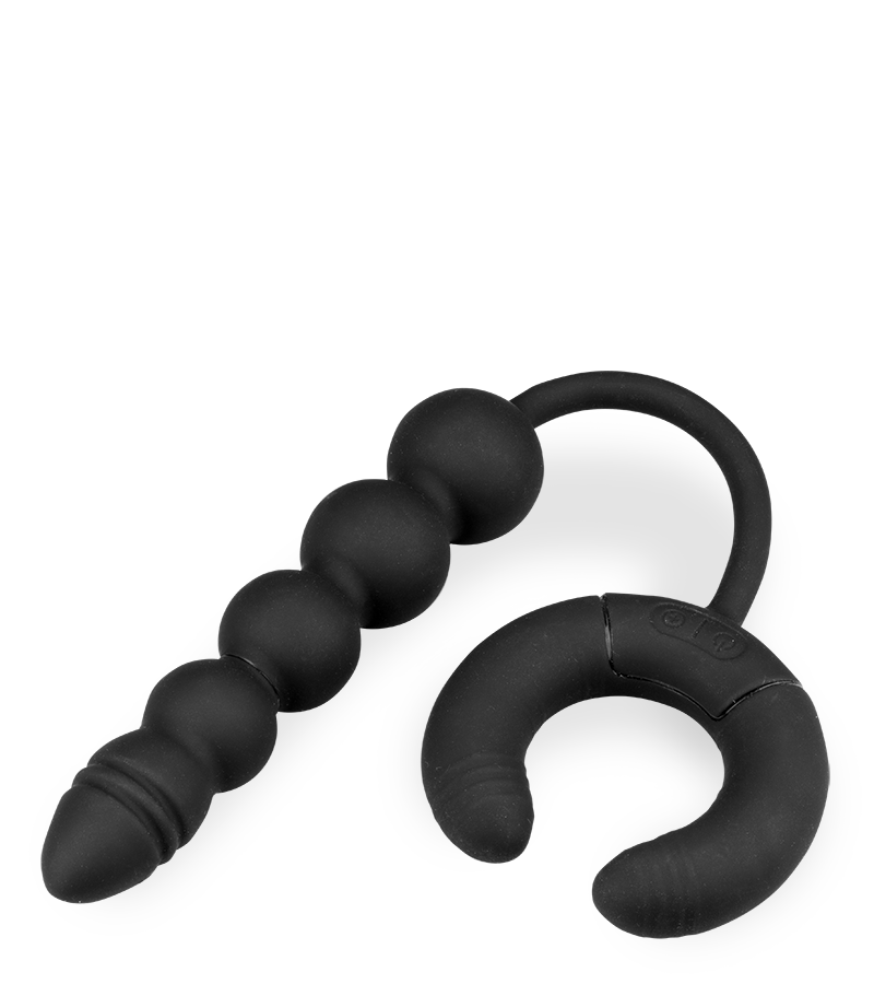 Nebulo vibrating anal beads and cock ring