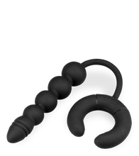 Load image into Gallery viewer, Nebulo vibrating anal beads and cock ring