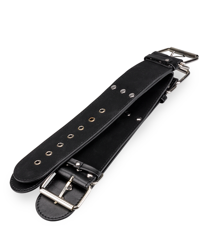 Neck and wrist BDSM restraints