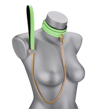 Load image into Gallery viewer, Neon green collar and lead