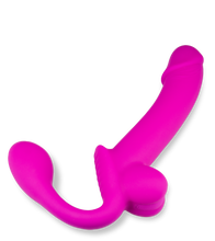 Load image into Gallery viewer, Nightlong silicone ejaculating strap-on dildo