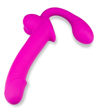 Load image into Gallery viewer, Nightlong silicone ejaculating strap-on dildo