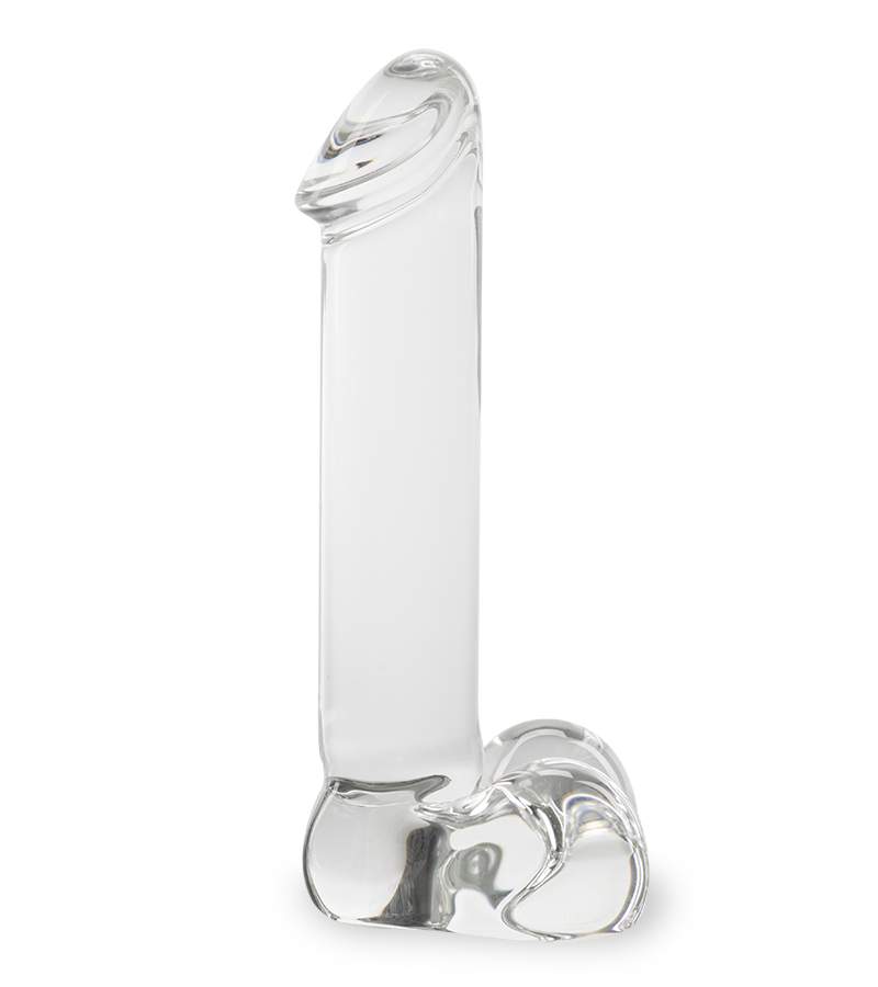Nolan realistic glass dildo