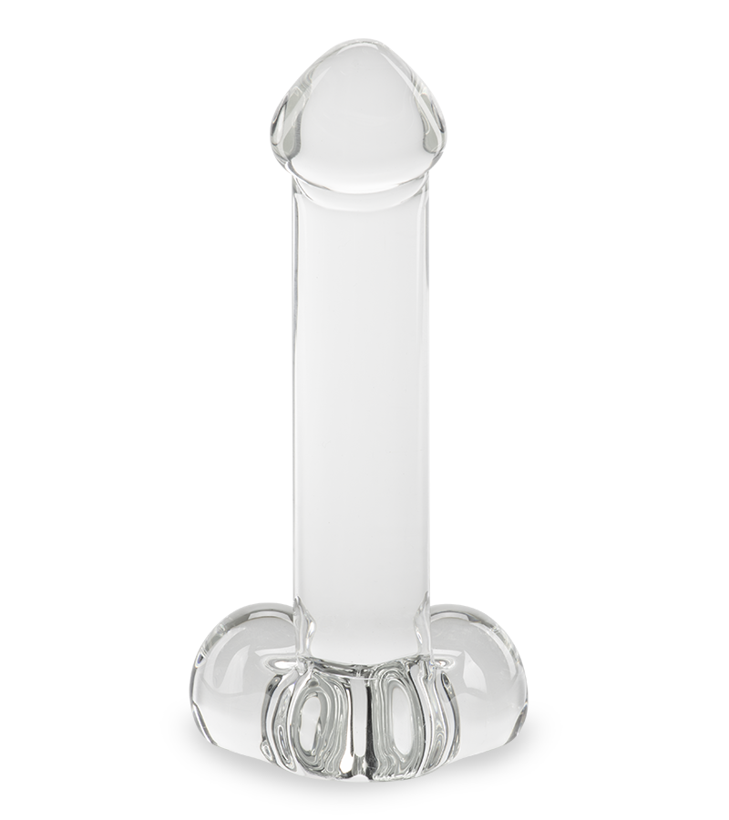 Nolan realistic glass dildo