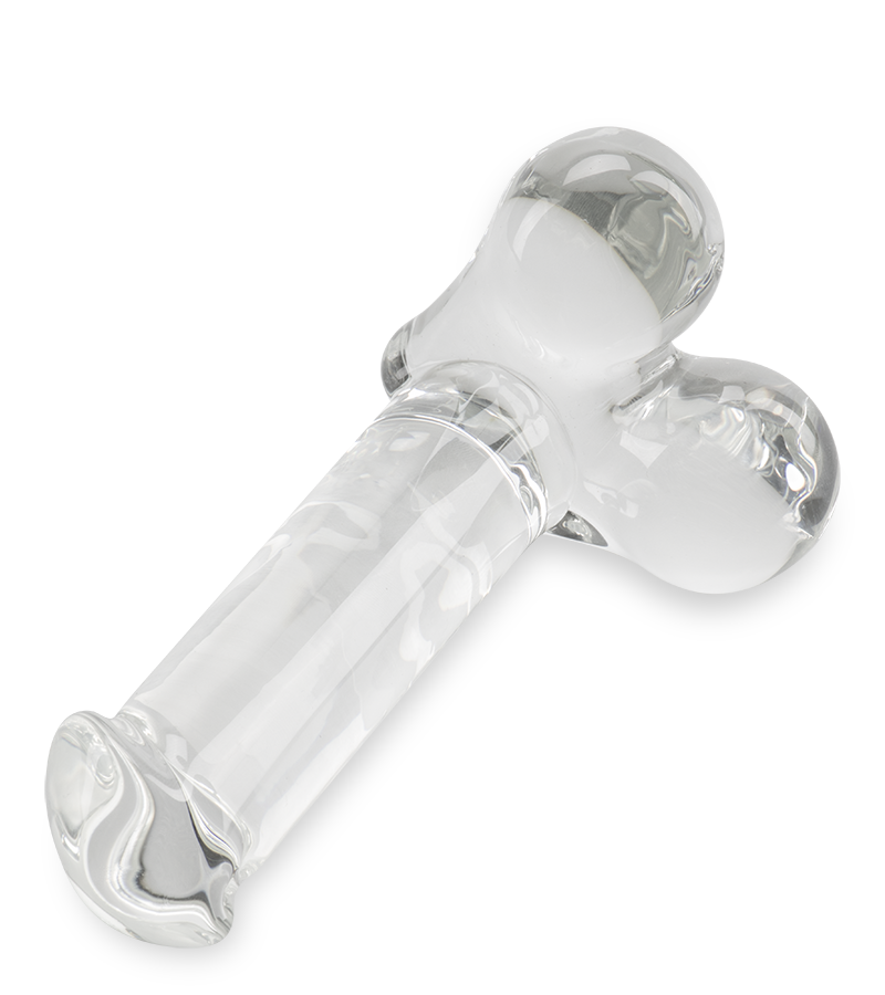 Nolan realistic glass dildo