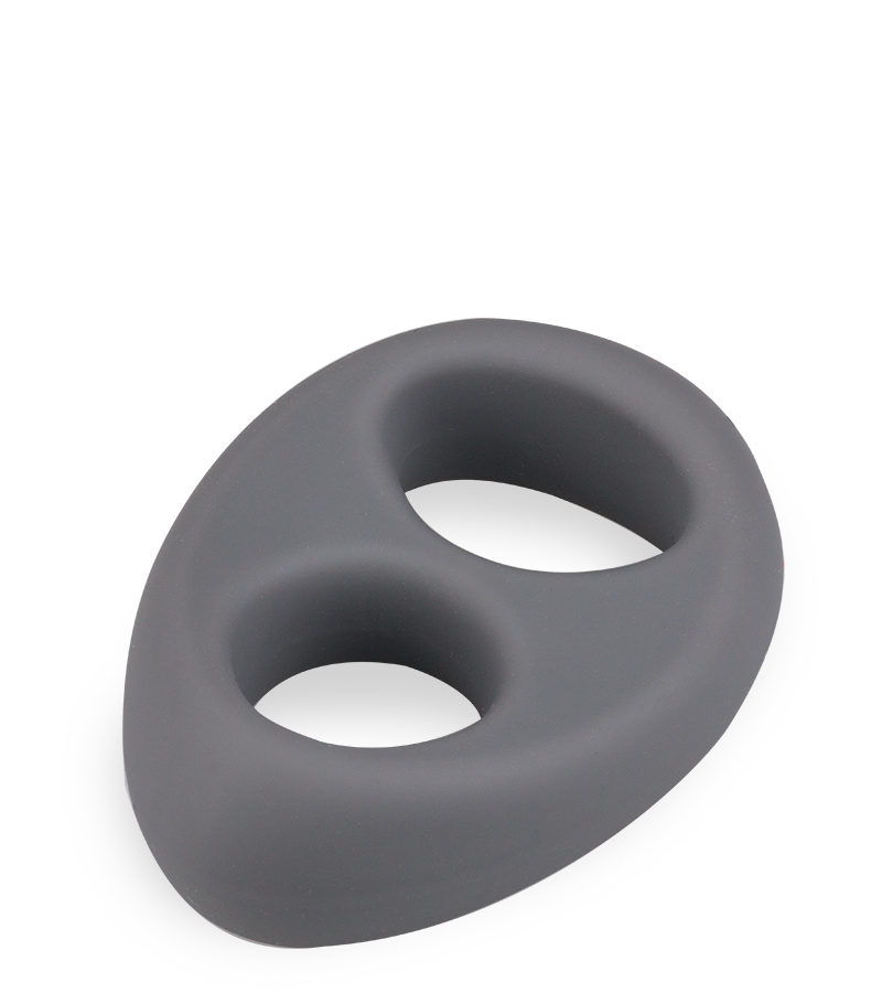 Noot medical-grade silicone double cock ring