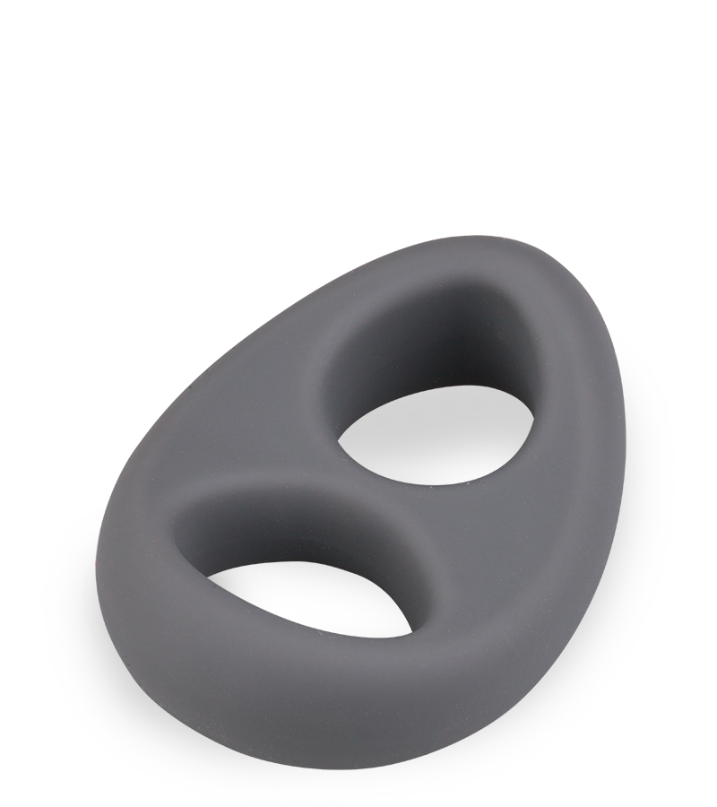 Noot medical-grade silicone double cock ring