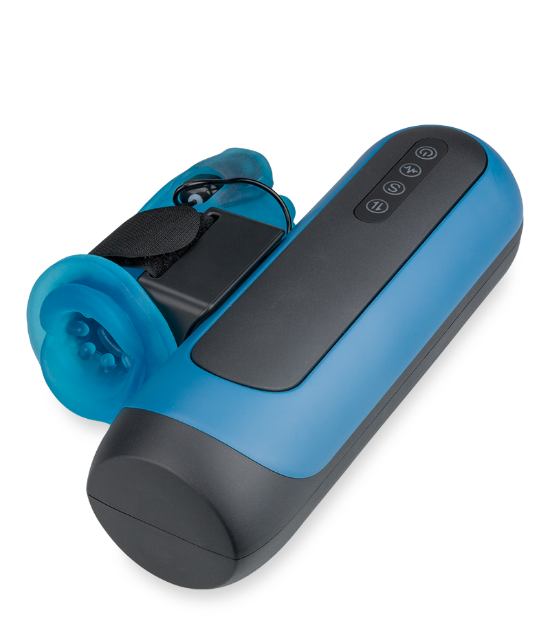 November thrusting and vibrating masturbator