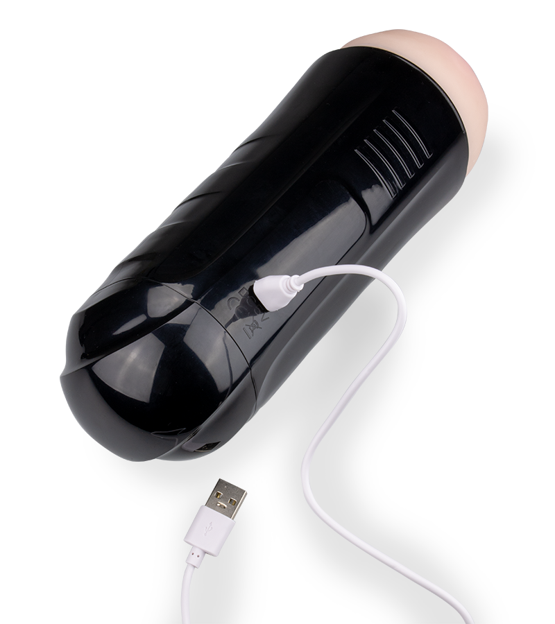 Obscurity sucking and vibrating masturbator