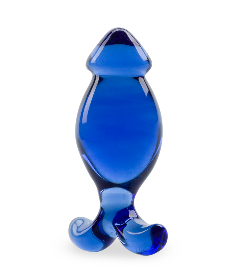 Ocean glass butt plug