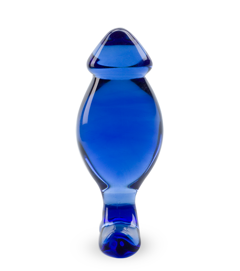 Ocean glass butt plug