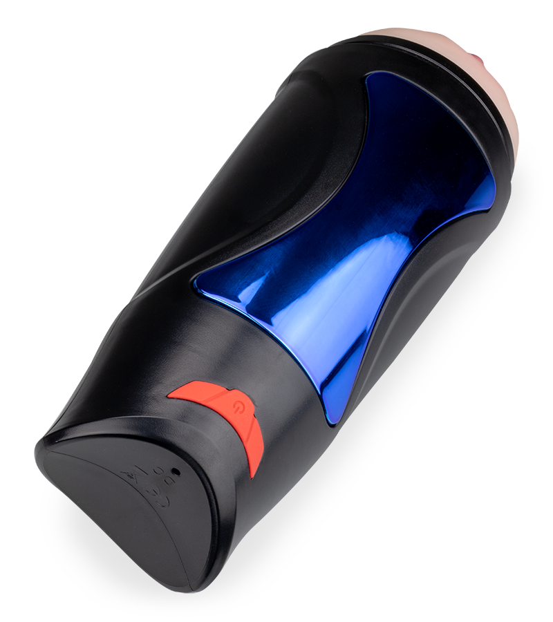 October vibrating masturbator with manual pressure