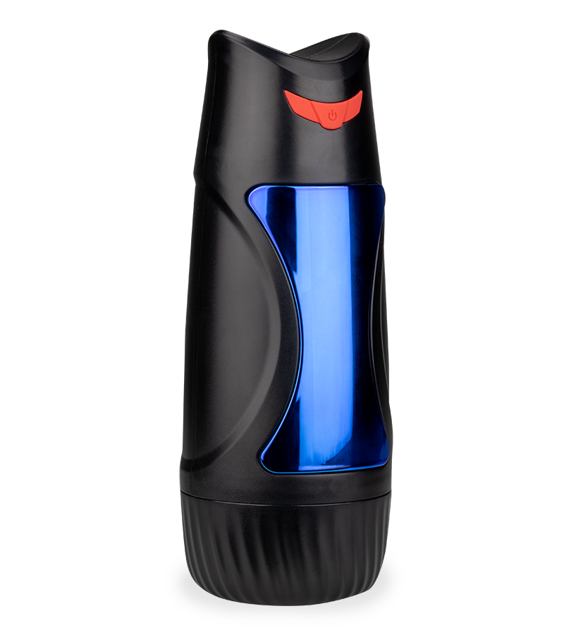 October vibrating masturbator with manual pressure