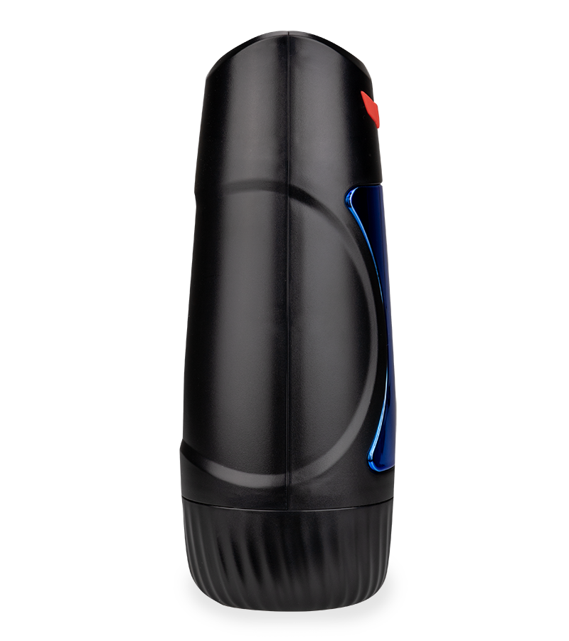 October vibrating masturbator with manual pressure