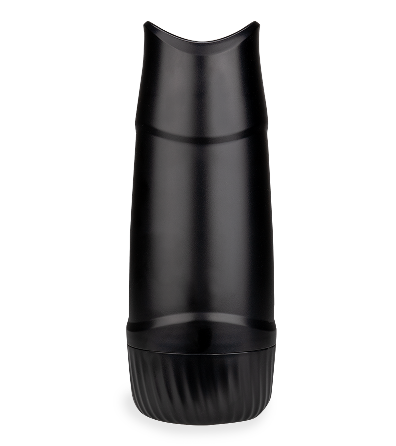 October vibrating masturbator with manual pressure