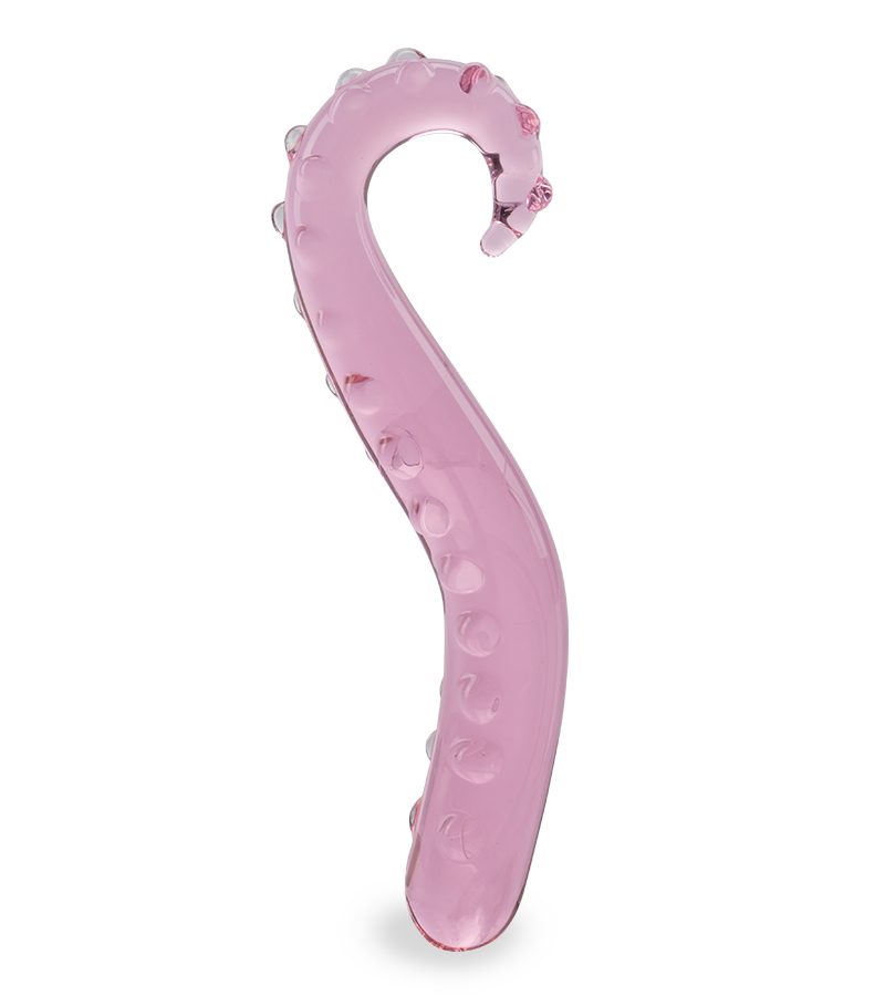 Octopus tentacle glass dildo