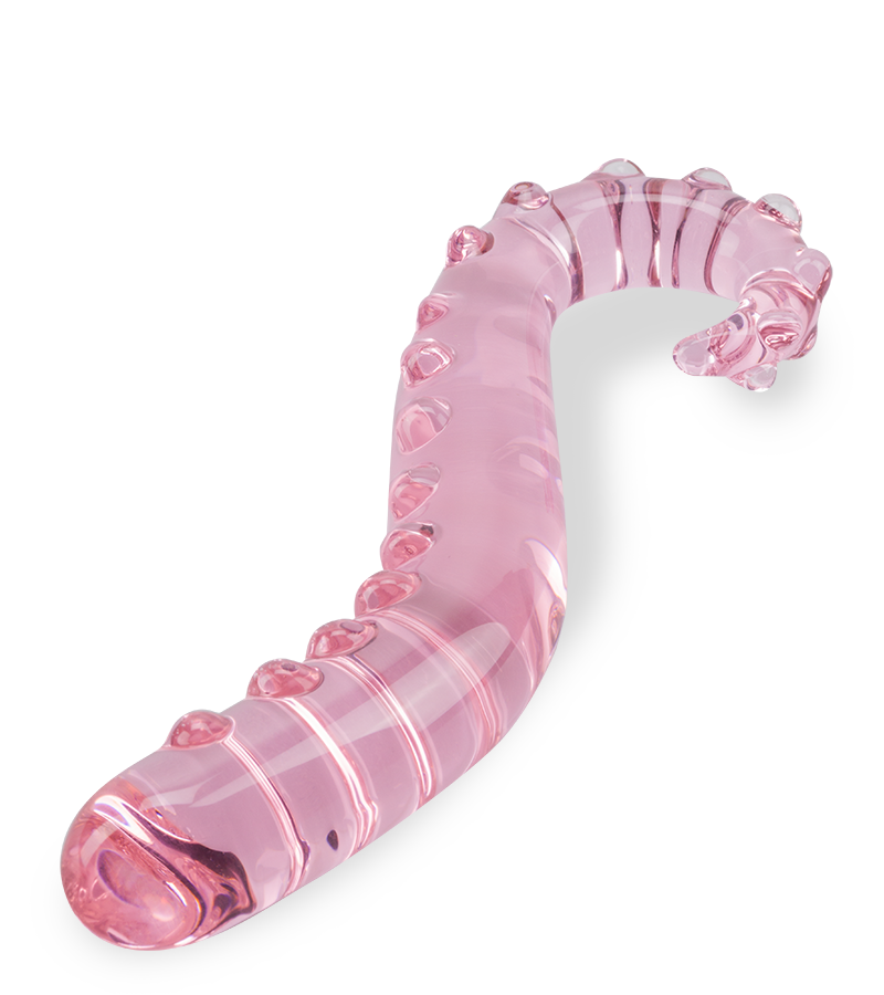 Octopus tentacle glass dildo