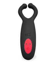 Load image into Gallery viewer, Ode vibrating and thrusting butt plug with testicle massager