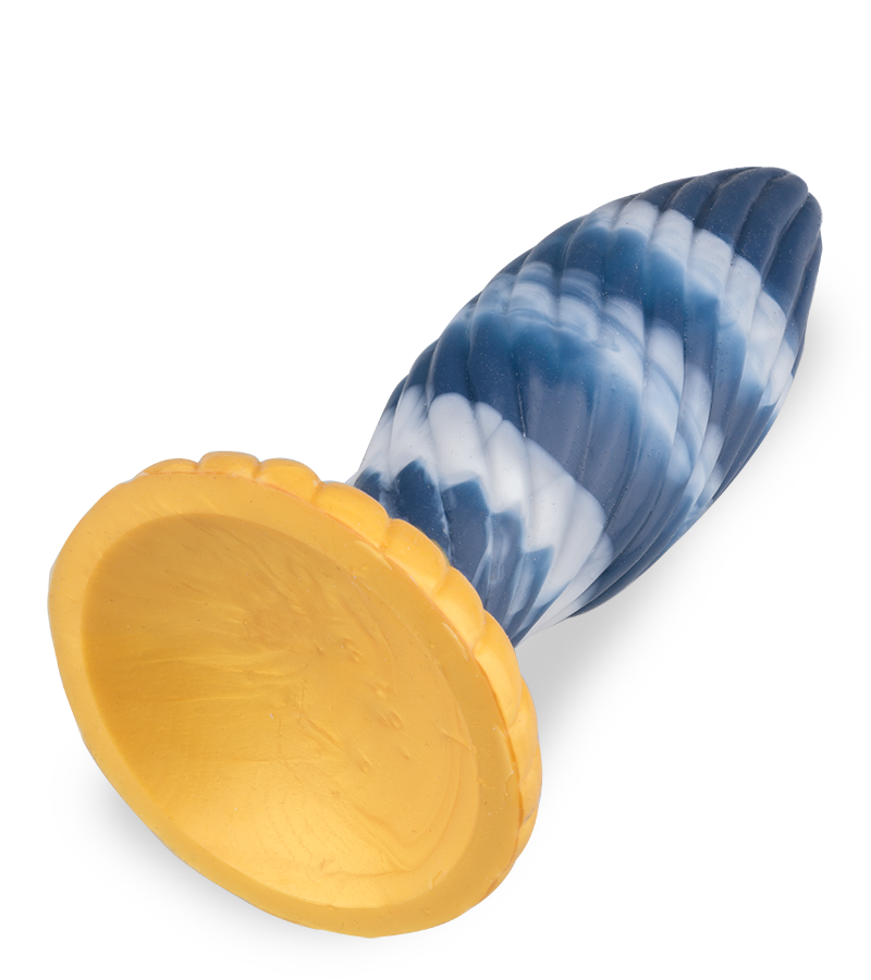 Ogivus suction-cup butt plug