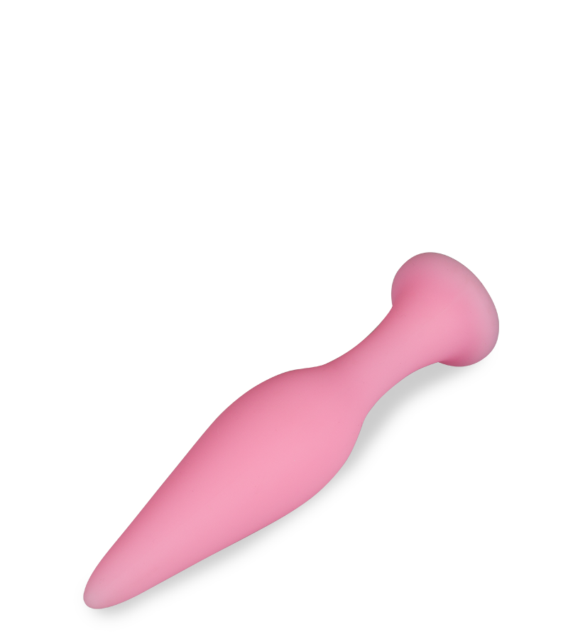 Olive suction-cup anal plug