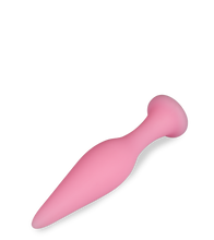 Load image into Gallery viewer, Olive suction-cup anal plug