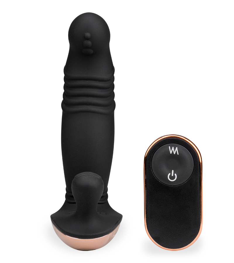 Oliver thrusting and vibrating prostate massager