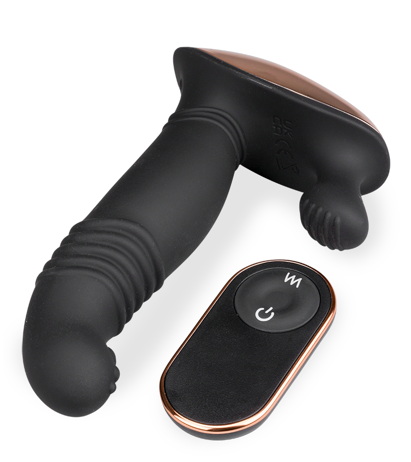 Oliver thrusting and vibrating prostate massager