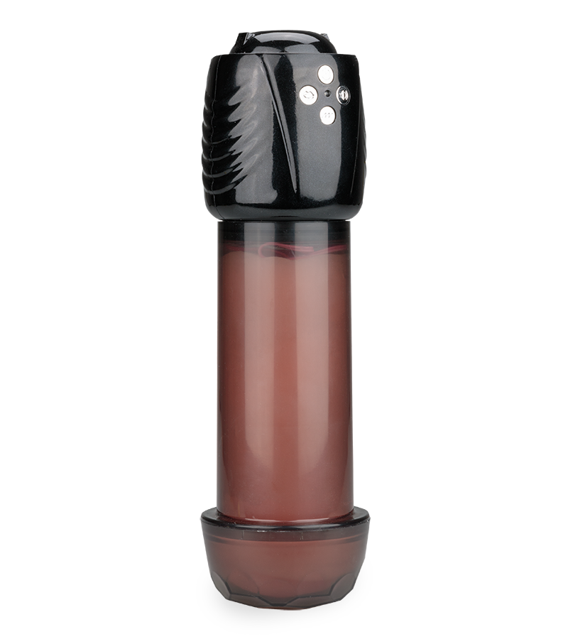 Olivio sucking and vibrating masturbator with audio feature