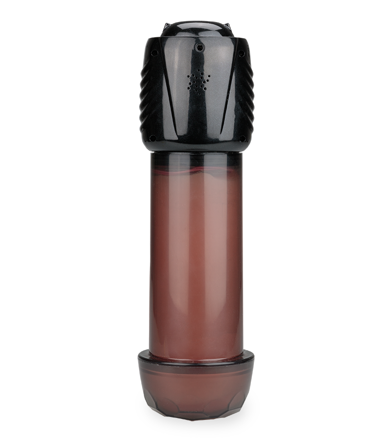 Olivio sucking and vibrating masturbator with audio feature