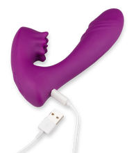Load image into Gallery viewer, Oracle dual-stimulation throbbing vibrator