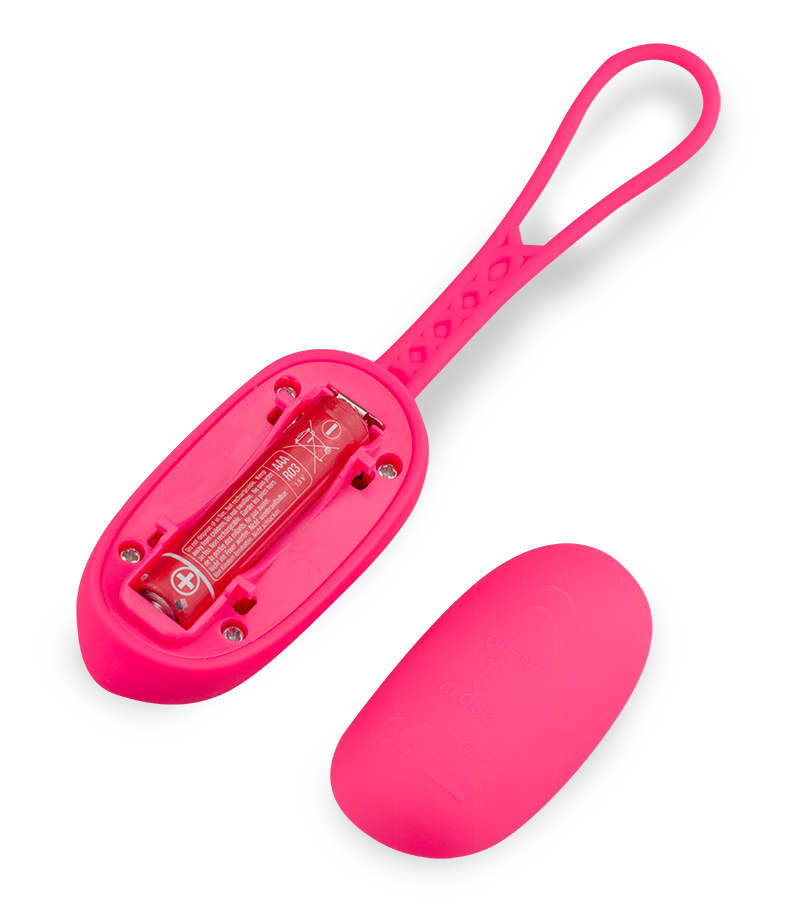 Orgasmic clit-stimulating vibrating power egg