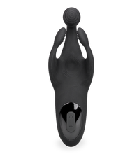 Load image into Gallery viewer, Orgo vibrating and throbbing three-arm masturbator