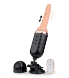 Owen thrusting and vibrating suction cup dildo