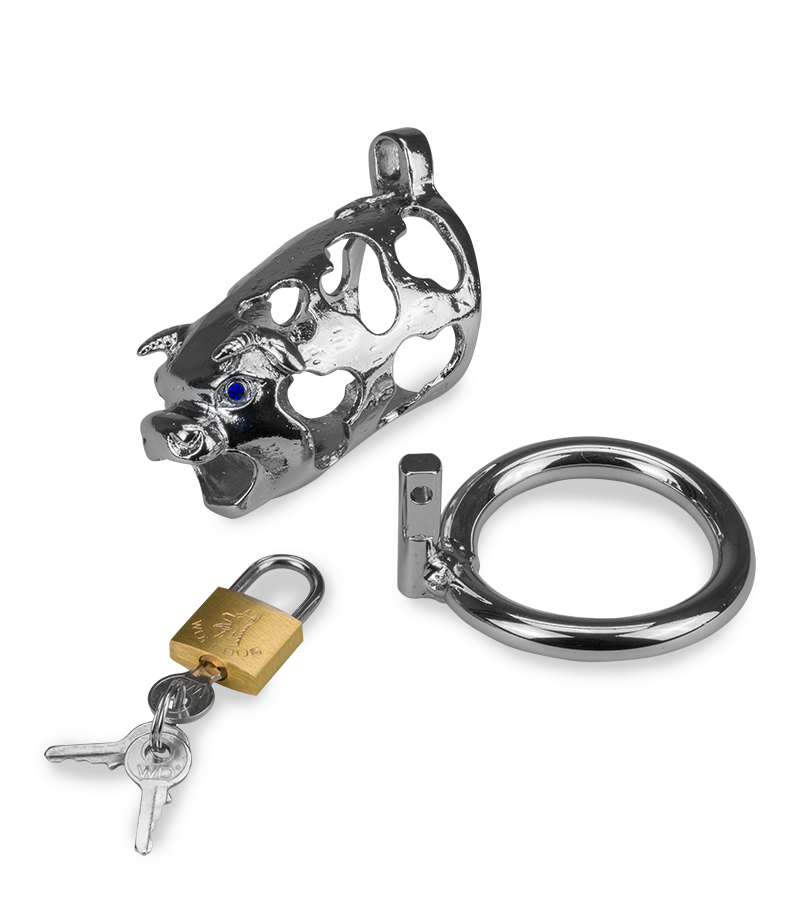 Ox Chinese zodiac penis chastity cage