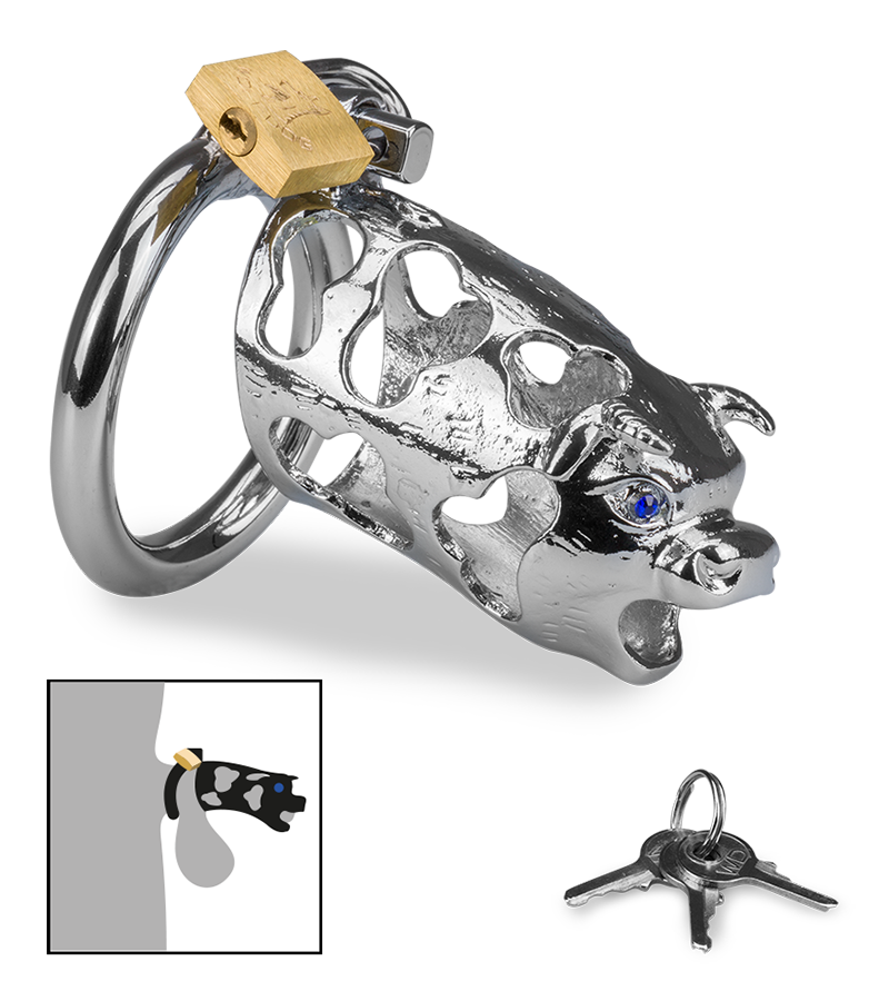 Ox Chinese zodiac penis chastity cage