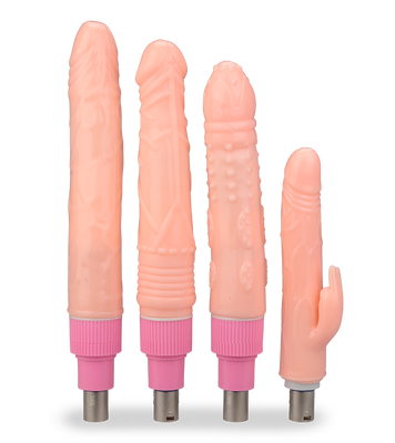Pack of 4 dildos for the sex machine