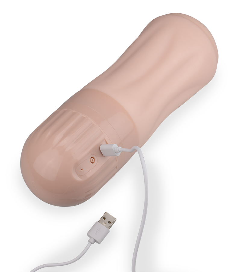 Paige realistic sucking and vibrating masturbator