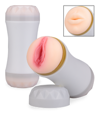 Load image into Gallery viewer, Paola double-entry vagina and mouth masturbator