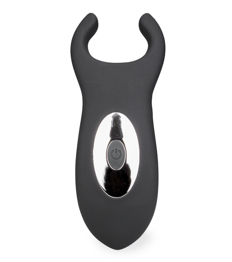Paris vibrating and thrusting prostate stimulator with testicle massager