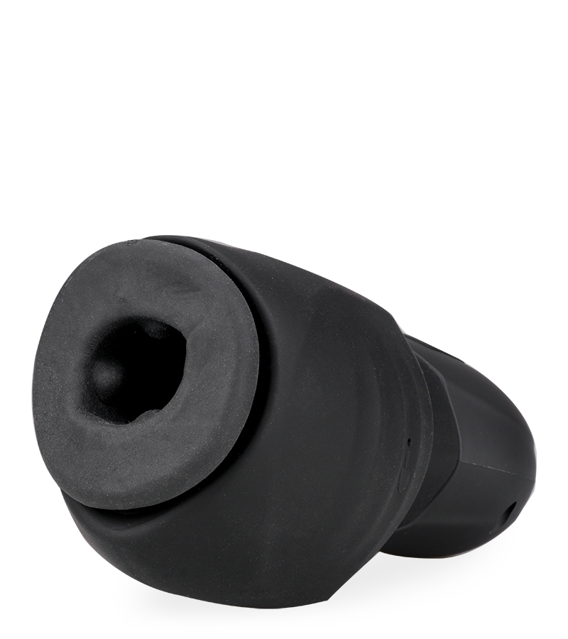 Payne vibrating and sucking penis tip masturbator