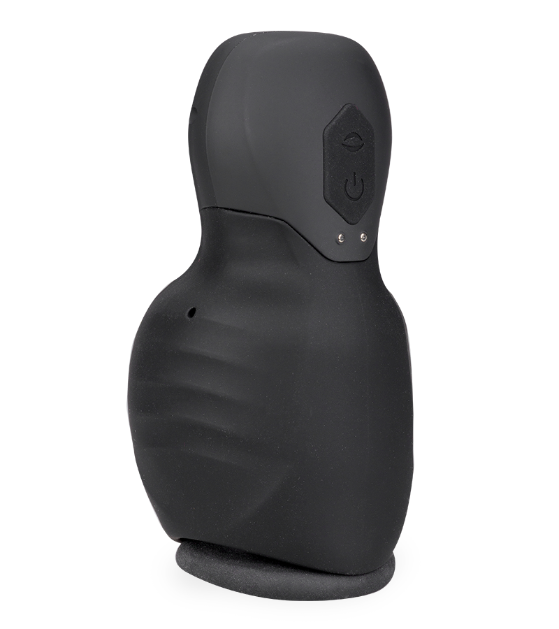 Payne vibrating and sucking penis tip masturbator