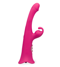 Load image into Gallery viewer, Peace G-spot tapping rabbit vibrator with licking tongue