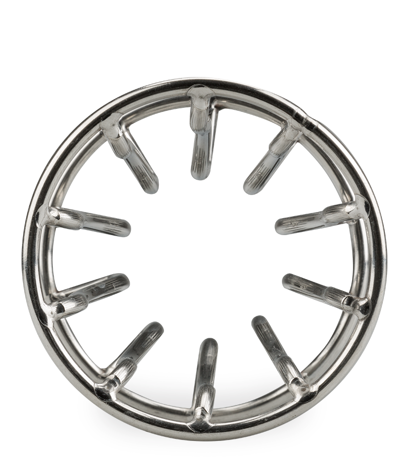 Peep tunnel butt plug with metal bars