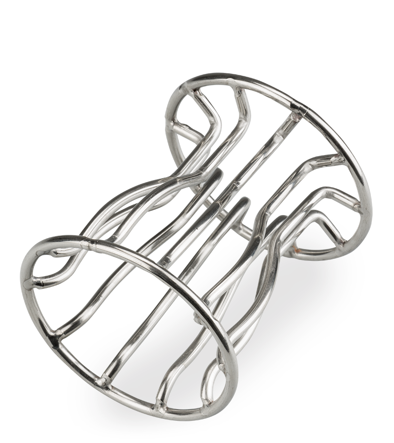 Peep tunnel butt plug with metal bars