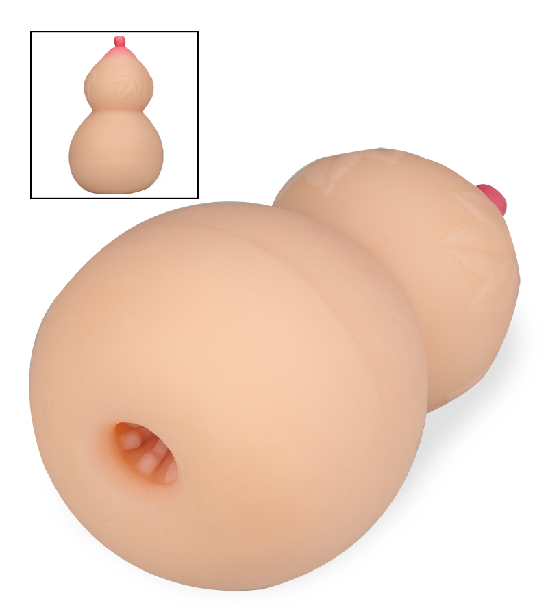 Penetrable TPE breast masturbator