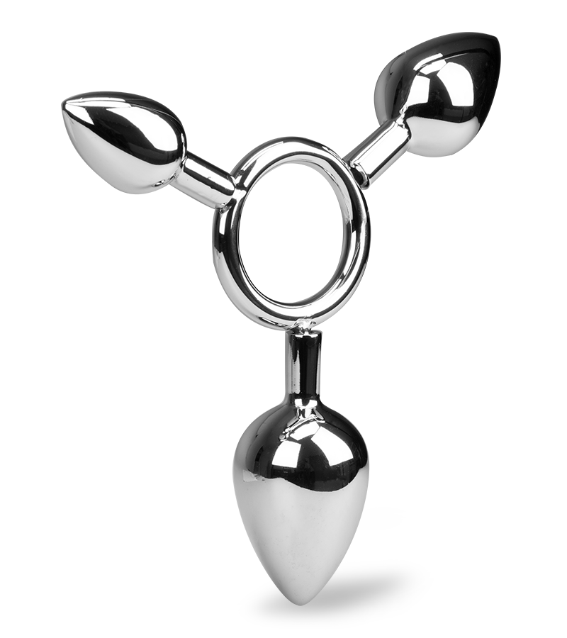 Pepper triple metal anal plug