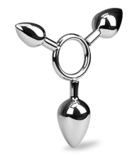 Load image into Gallery viewer, Pepper triple metal anal plug