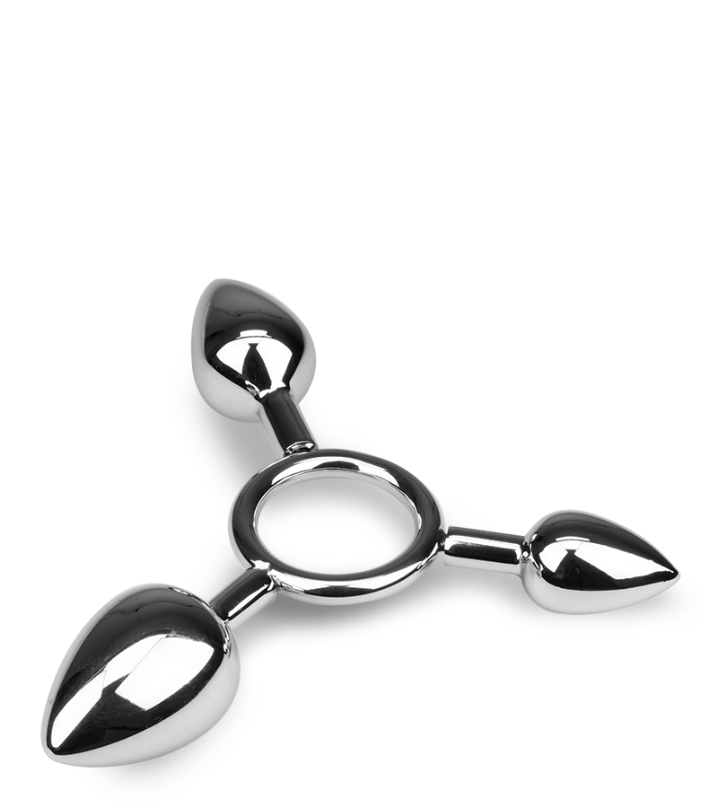 Pepper triple metal anal plug